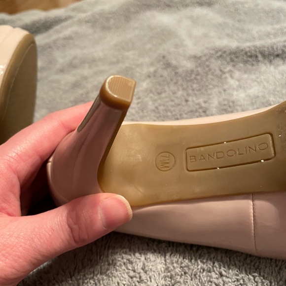 Nude open toe pumps - Picture 7 of 13